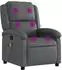 vidaXL Massagesessel Relaxsessel Grau Kunstleder (3205901)