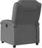 vidaXL Massagesessel Relaxsessel Grau Kunstleder (3205901)
