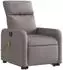 vidaXL Elektrischer Massagesessel mit Aufstehhilfe Taupe Stoff (3206733)