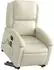 vidaXL Massagesessel mit Aufstehhilfe Elektrisch Creme Kunstleder (3204248)