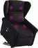 vidaXL Massagesessel mit Aufstehhilfe Schwarz Stoff (3303386)