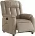 vidaXL Massagesessel Elektrisch Cappuccino-Braun Kunstleder (3205263)