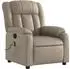 vidaXL Massagesessel Elektrisch Cappuccino-Braun Kunstleder (3205263)