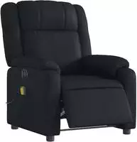 vidaXL Massagesessel Elektrisch Schwarz Kunstleder