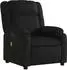 vidaXL Massagesessel Elektrisch Schwarz Kunstleder (3205143)