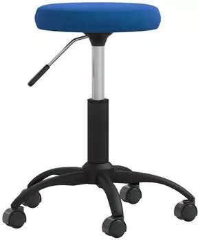 vidaXL Massagehocker Samt, blau (3085742)
