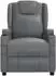 vidaXL Massagesessel anthrazit Kunstleder (321314)