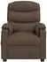 vidaXL Massagesessel braun, Stoff (348086)