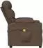 vidaXL Massagesessel braun, Stoff (348086)