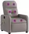 vidaXL Massagesessel Taupe Stoff (374213)