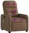 vidaXL Massagesessel Braun Stoff (374210)