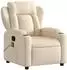 vidaXL Massagesessel Creme Stoff (372424)