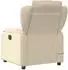 vidaXL Massagesessel Creme Stoff (372424)