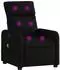 vidaXL Massagesessel Schwarz Stoff (374176)