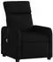 vidaXL Massagesessel Schwarz Stoff (374176)