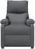 vidaXL Massagesessel verstellbar, Stoff, dunkelgrau (322457)