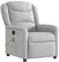 vidaXL Massagesessel Wolkengrau Stoff (4015615)