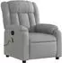 vidaXL Massagesessel Hellgrau Stoff (373586)