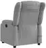 vidaXL Massagesessel Hellgrau Stoff (373586)