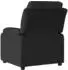 vidaXL Massage-Relaxsessel schwarzer Stoff (3206142)