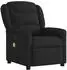 vidaXL Massagesessel Schwarz Stoff (4015608)