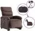 vidaXL Massagesessel mit Aufstehhilfe Elektrisch Braun Kunstleder (3204063)