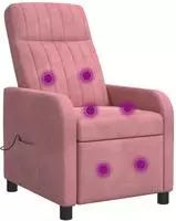 Massage Relaxsessel Rosa Samt (v) Vidaxl