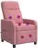 vidaXL Massage-Relaxsessel, rosa Samt