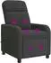 vidaXL Massage-Relaxsessel dunkelgrau Bouclé