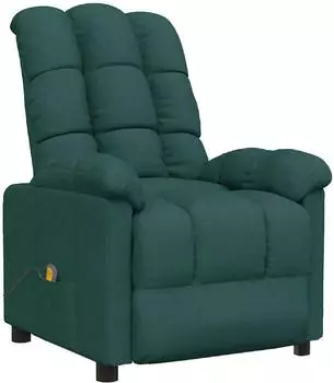 vidaXL Massagesessel Dunkelgr&uuml;n Stoff (289812)