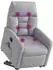 vidaXL Massagesessel mit Aufstehhilfe Elektrisch Wolkengrau Stoff (3303071)