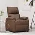 vidaXL Massagesessel Braun Stoff (322458)
