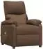 vidaXL Massagesessel Braun Stoff (322458)