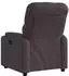 vidaXL Massagesessel Elektrisch Dunkelbraun Stoff (3204703)