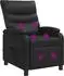 vidaXL Massage-Relaxsessel schwarz, Kunstleder
