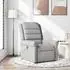 vidaXL Massagesessel Wolkengrau Stoff (4015655)