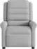 vidaXL Massagesessel Wolkengrau Stoff (4015655)