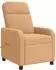 vidaXL Massage-Relaxsessel, beige, Bouclé