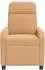 vidaXL Massage-Relaxsessel, beige, Bouclé
