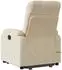 vidaXL Massagesessel Aufstehhilfe Elektrisch Creme Mikrofasergewebe (3204954)