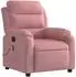 vidaXL Massagesessel Elektrisch Rosa Samt (3205085)