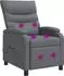 vidaXL Massage-Relaxsessel grau, Kunstleder (42034904)