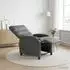vidaXL Massage-Relaxsessel grau, Kunstleder (42034904)