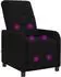 vidaXL Massage-Relaxsessel, schwarz, Stoff (42035035)