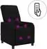 vidaXL Massage-Relaxsessel, schwarz, Stoff (42035035)
