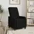 vidaXL Massage-Relaxsessel, schwarz, Stoff (42035035)