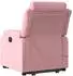 vidaXL Massagesessel mit Aufstehhilfe Rosa Samt (3205107)