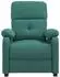 vidaXL Massagesessel Shiatsu dunkelgrün Stoff