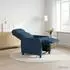 vidaXL Massage-Relaxsessel blau, Stoff
