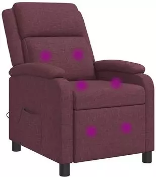 vidaXL Massage-Relaxsessel lila, Stoff